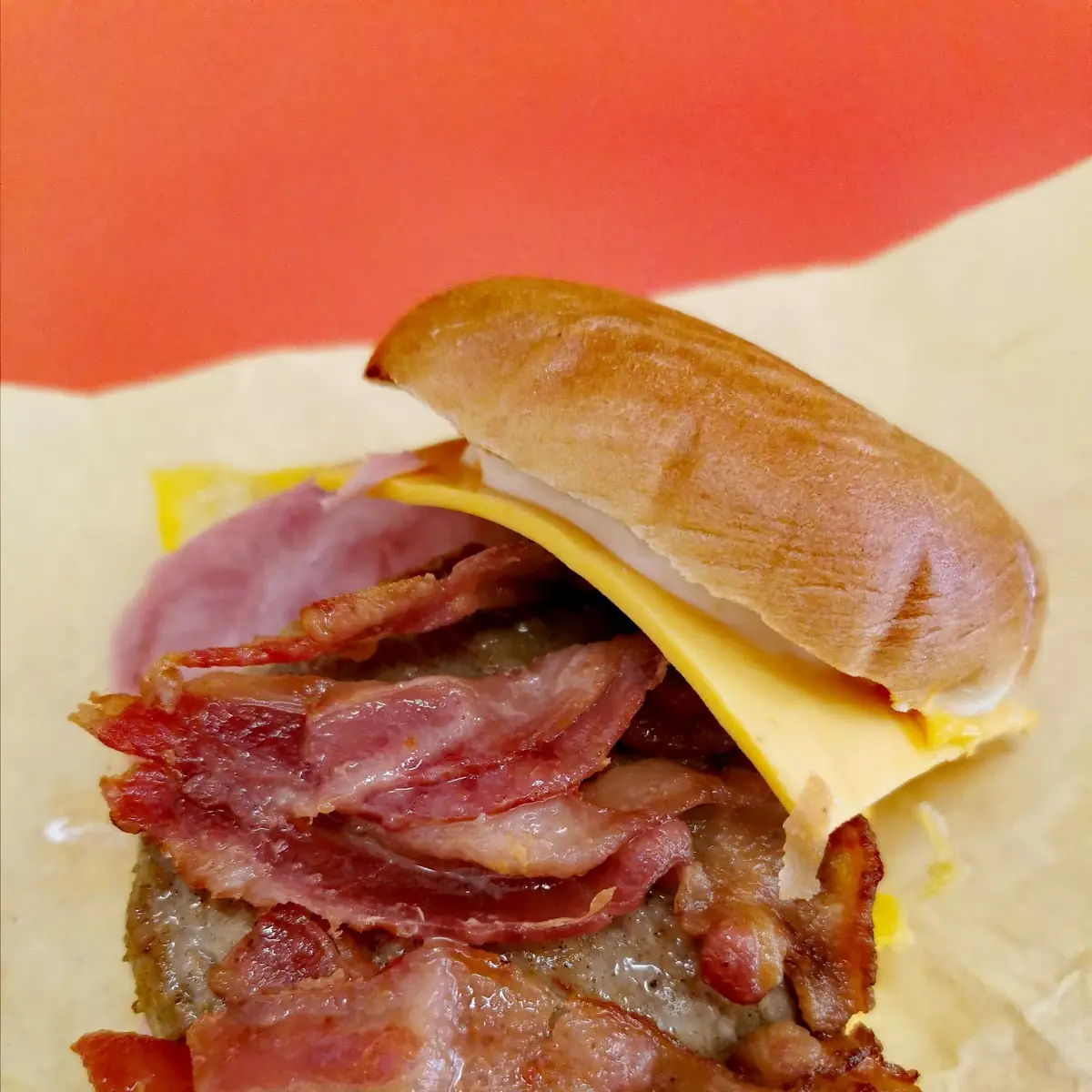 Ham Bacon Egg & Cheese