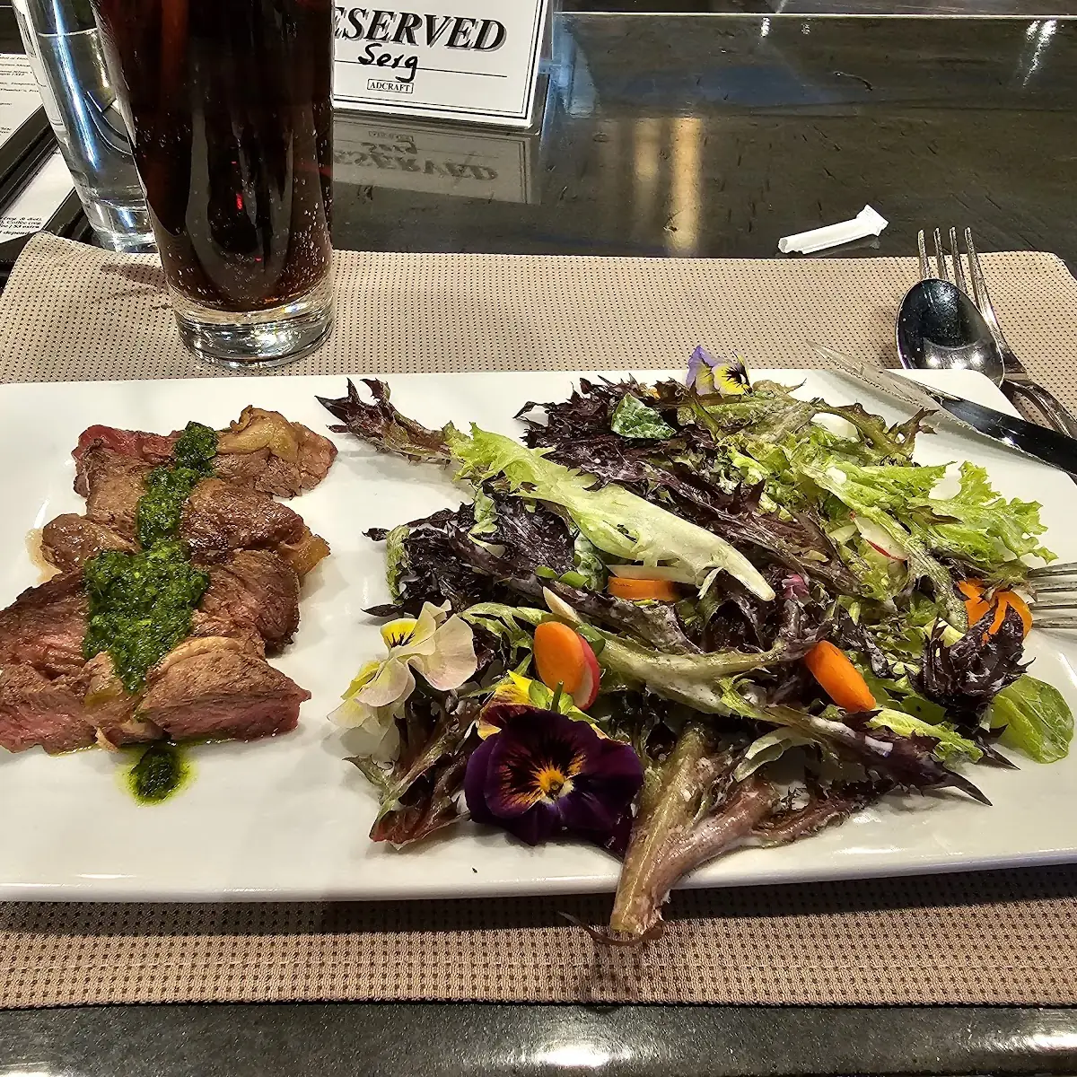 Steak and a Salad