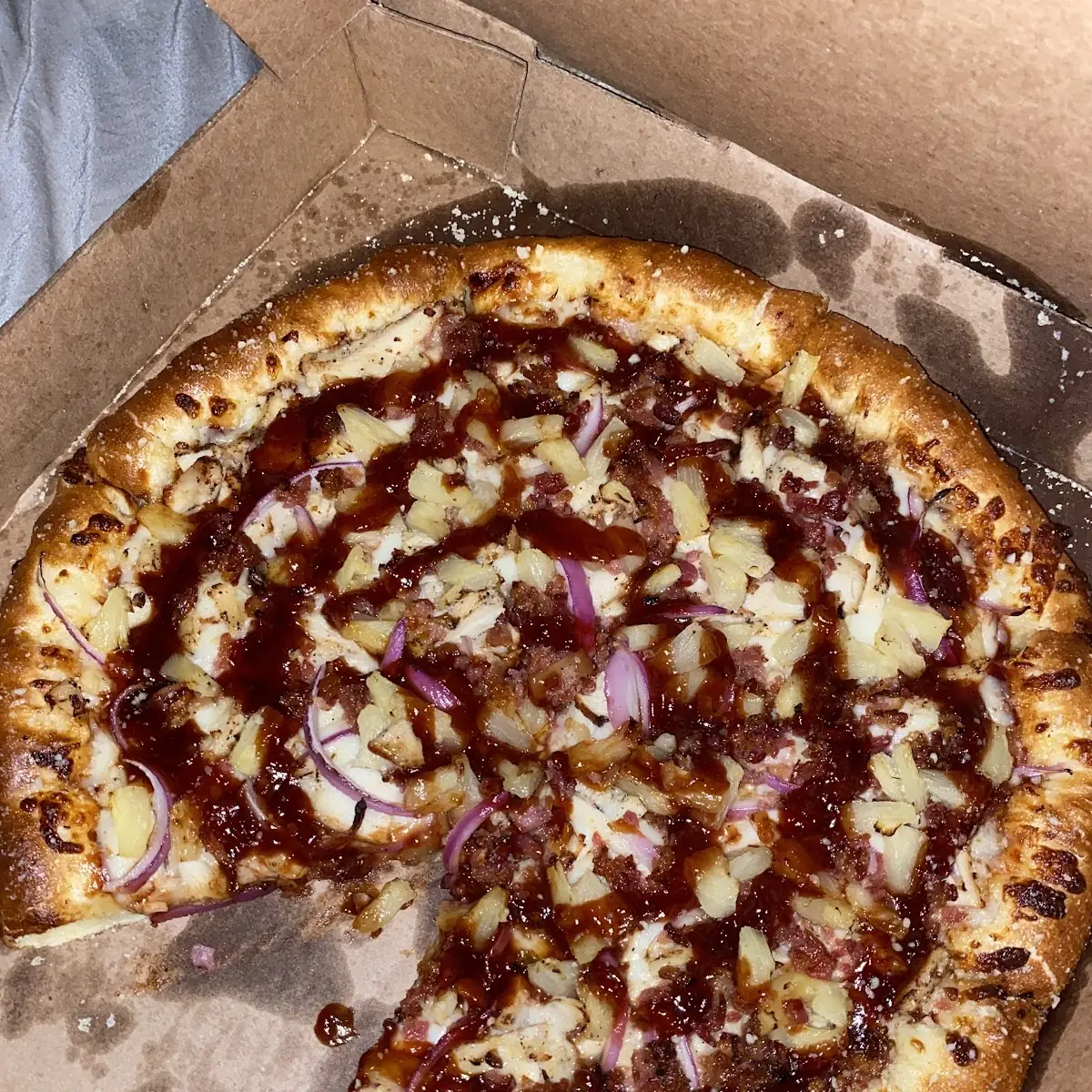 Thin Crust BBQ Lover Pie (Small 7" (4 Slices))