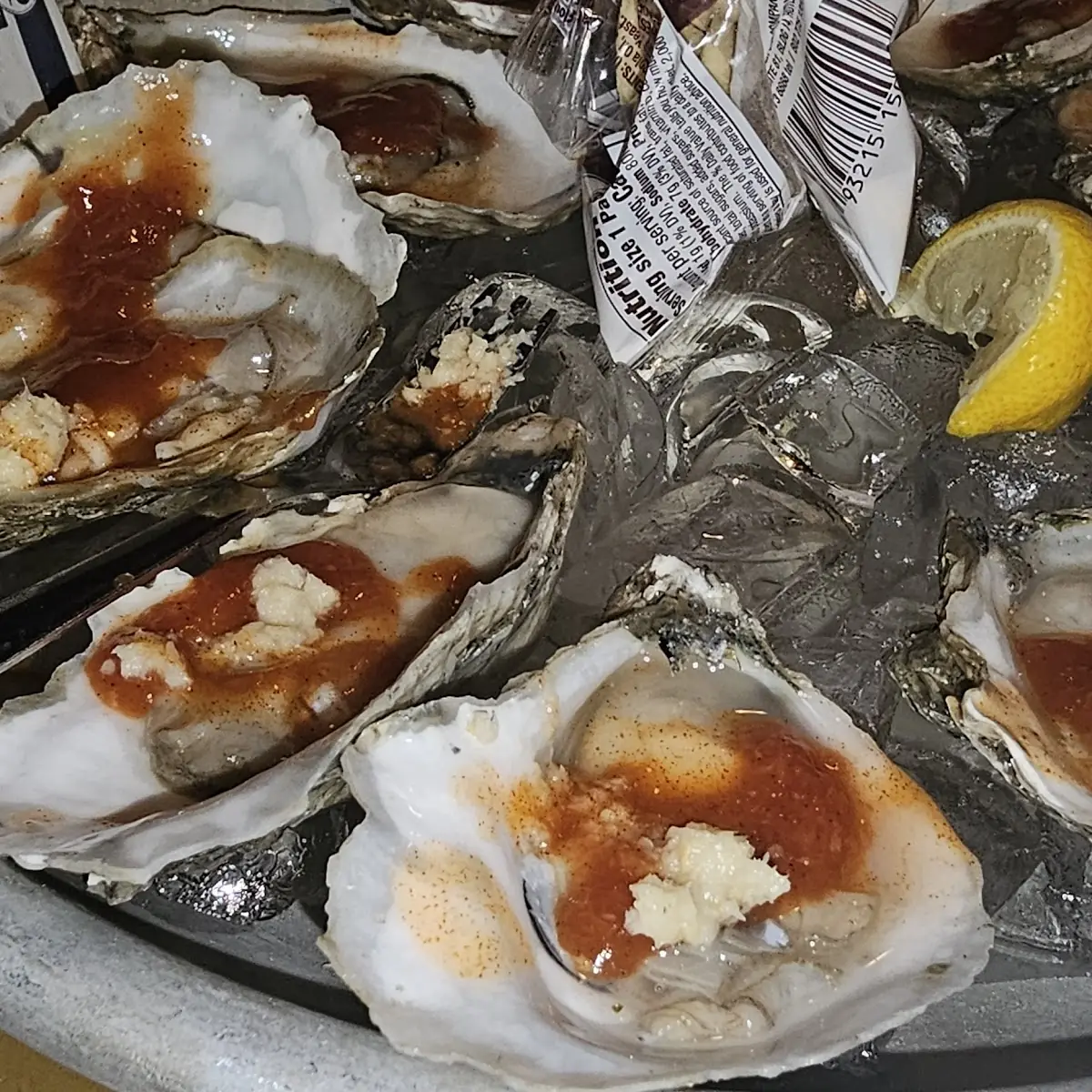 1 Oysters on the Half Shell