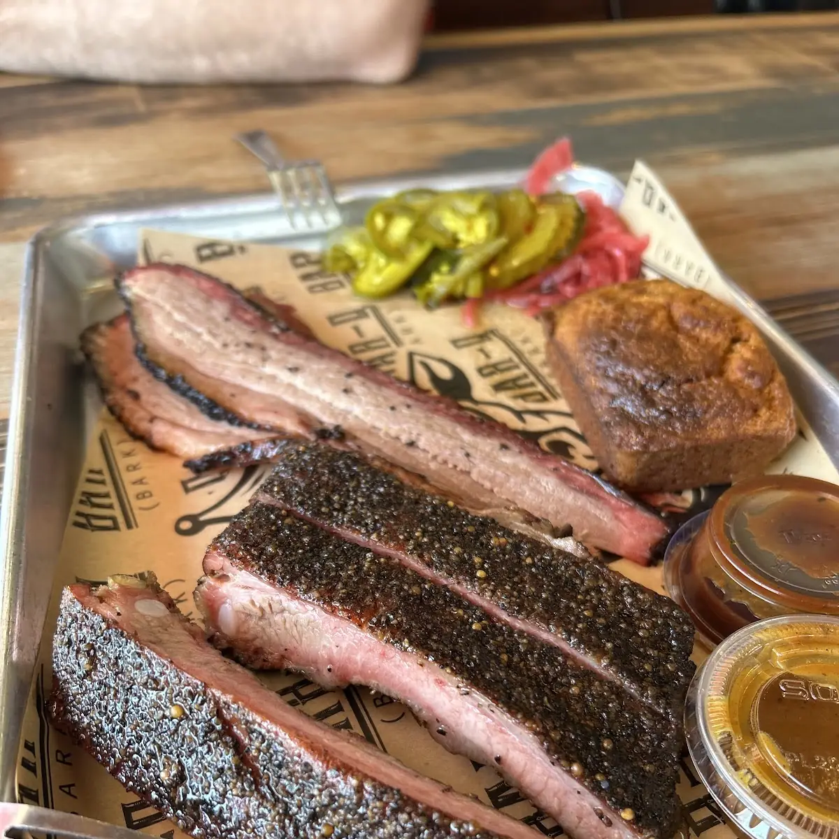 Smoked Brisket with Collards