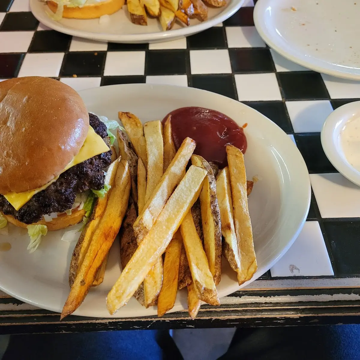 Hooshburger and Home Fries