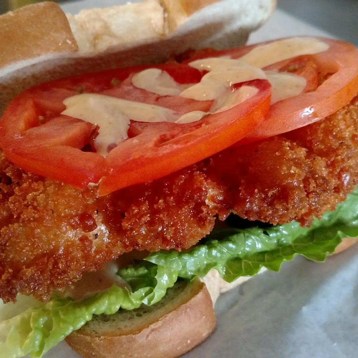Battered Fish Sandwich with Fries