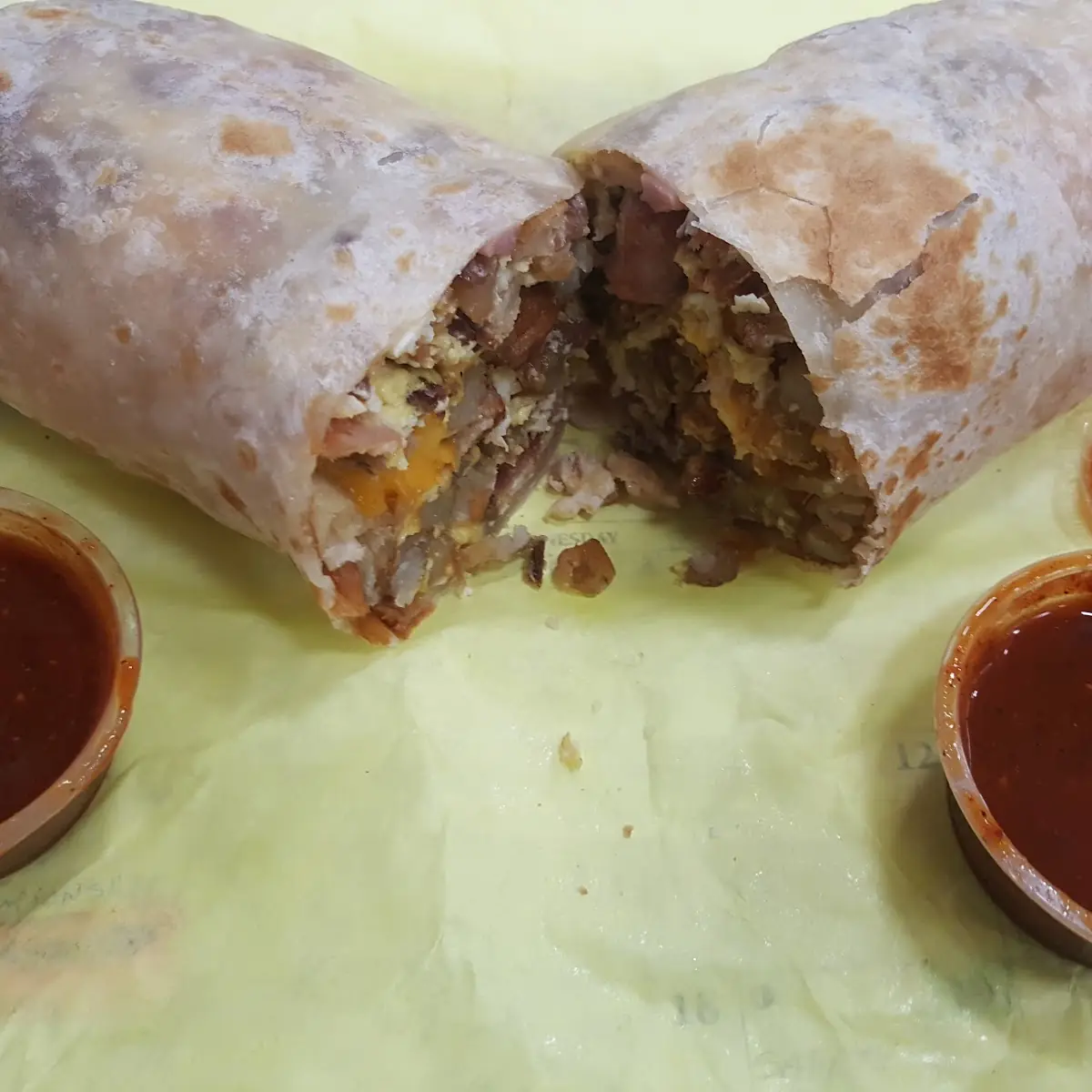 Breakfast Burrito Meat Lovers