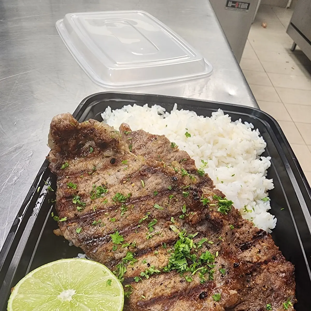 Bistec Encebollado Steak with Onions