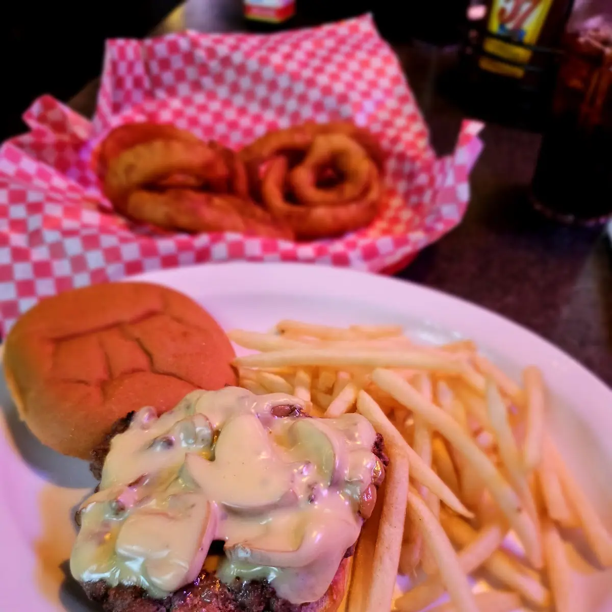 Mushroom Swiss Burger