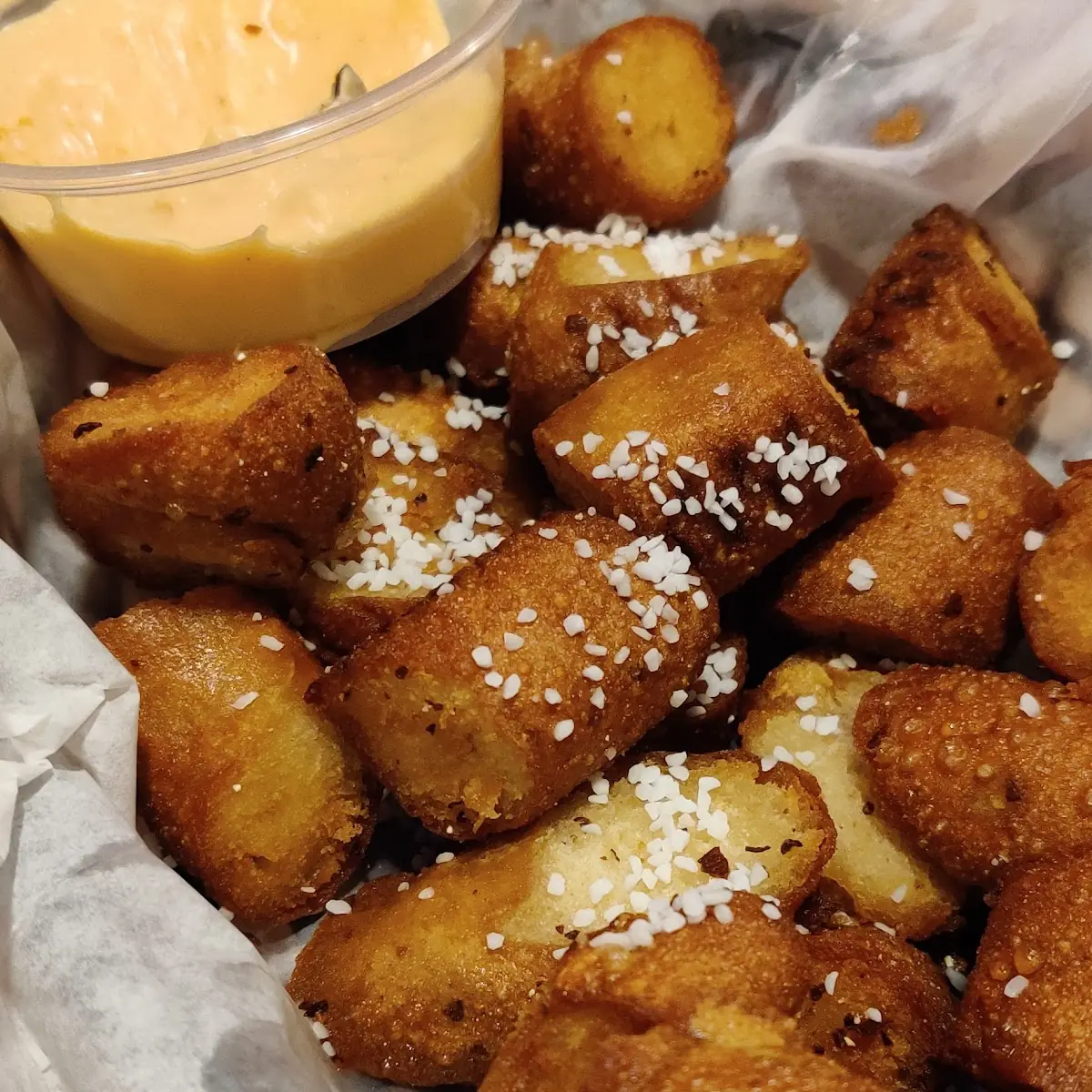 Pretzel Bites with Beer Cheese