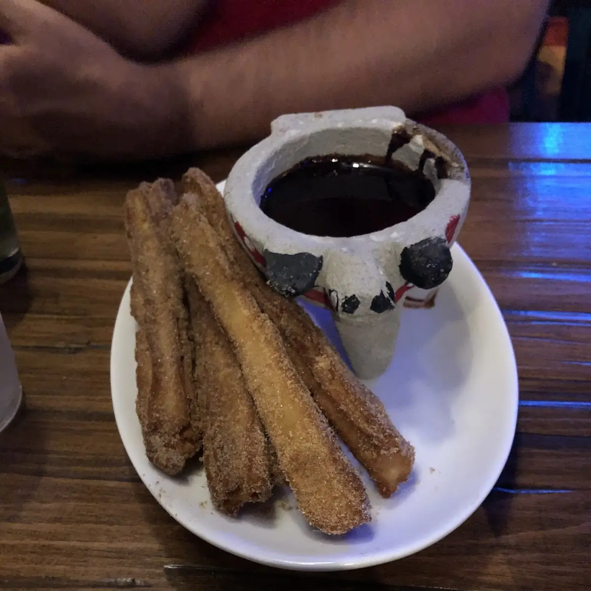 Cinnamon Sugar Churros w Chocolate Sauce