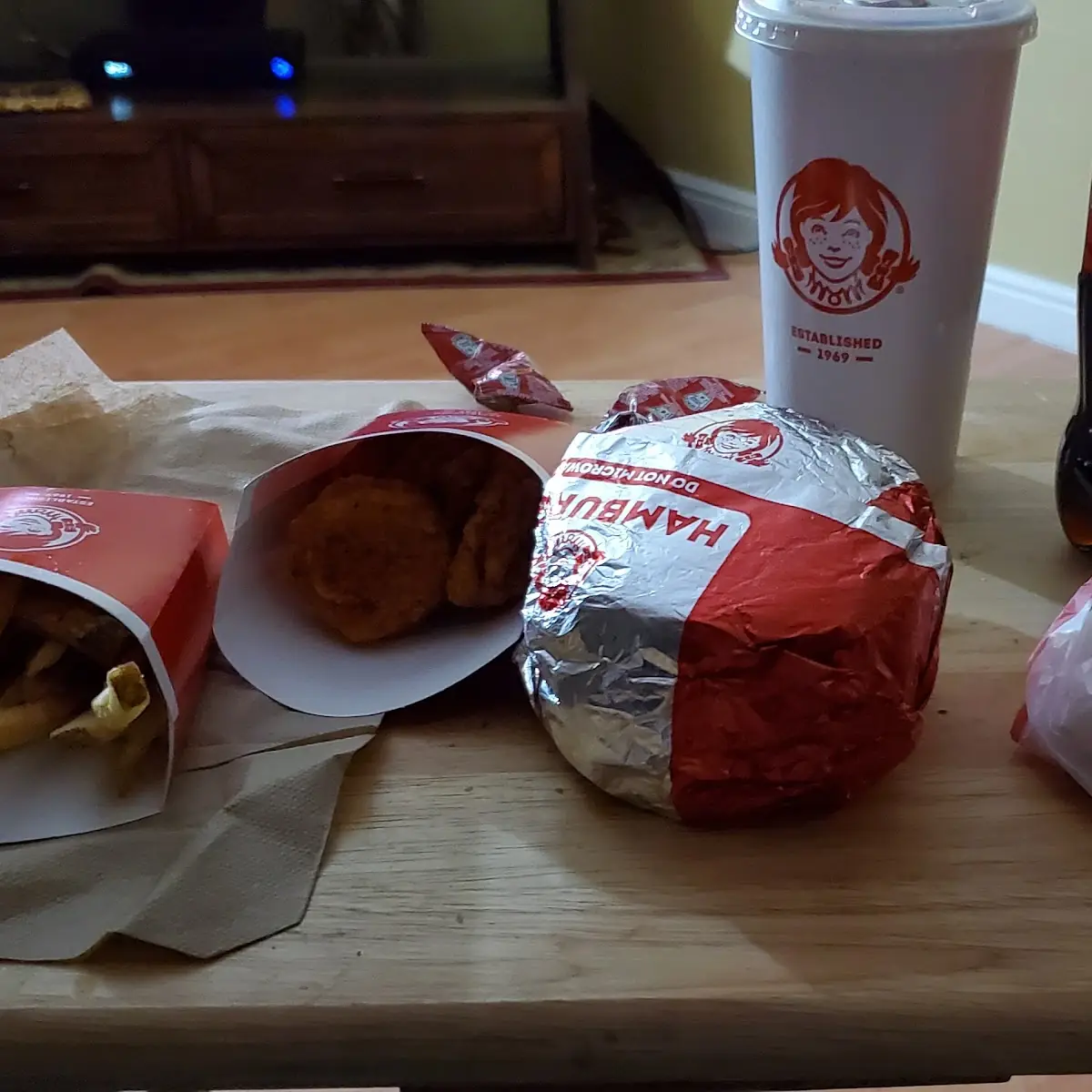 Dave's Triple Cheeseburger Combo