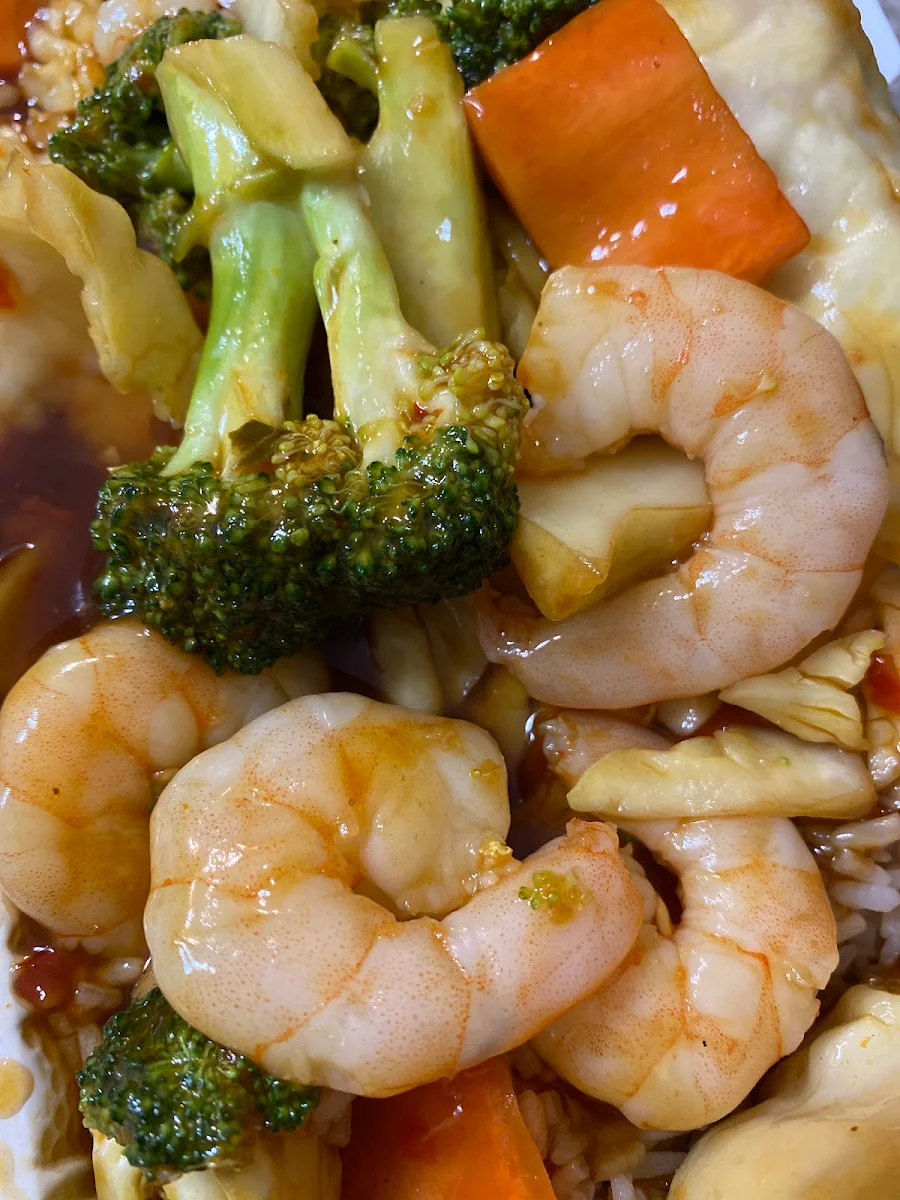 Prawns & Mixed Vegetables