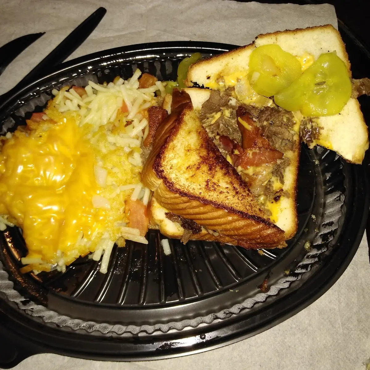 Texas Cheese Steak with Bacon