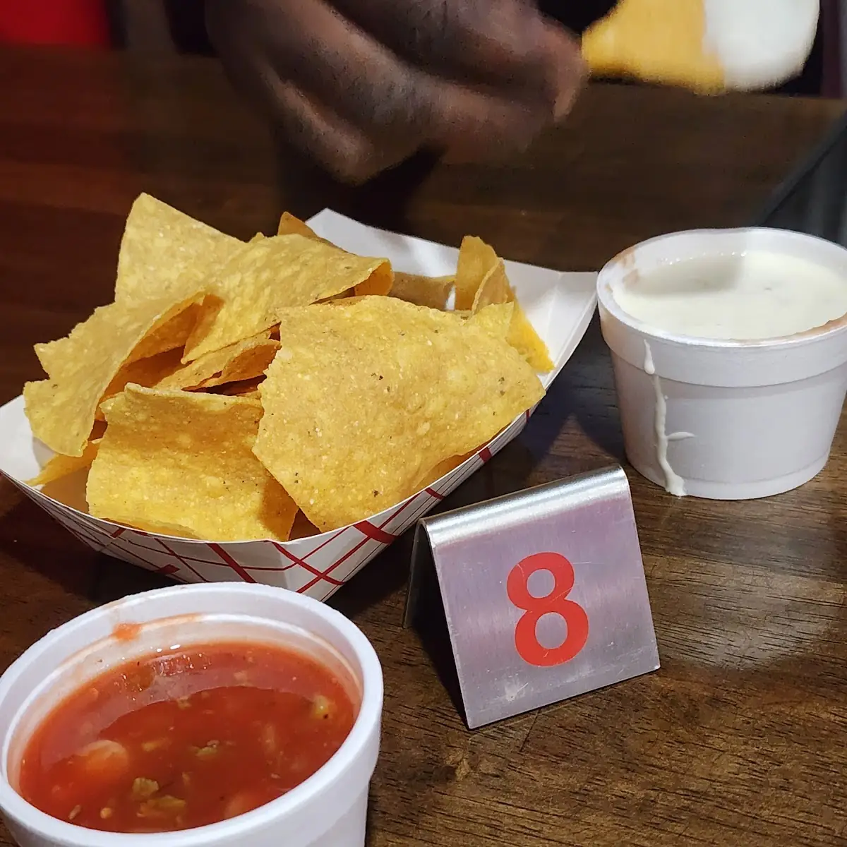 Bean Dip with Chips