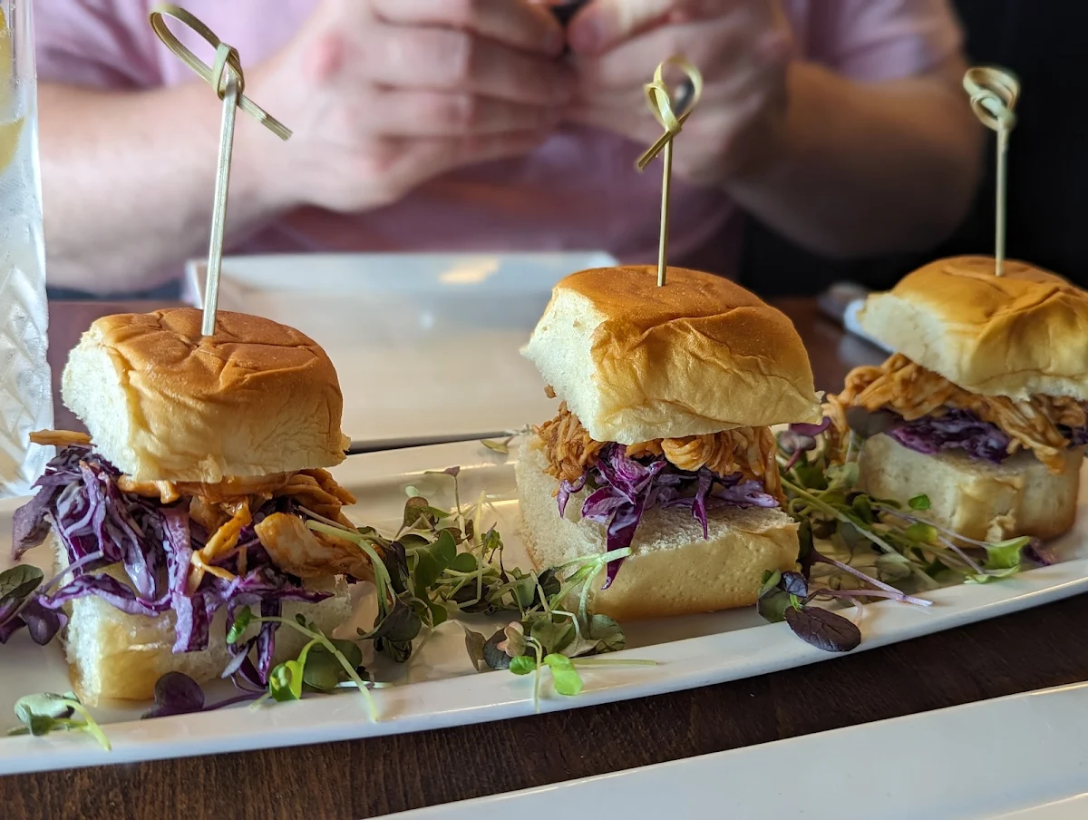 Pulled Chicken Sliders