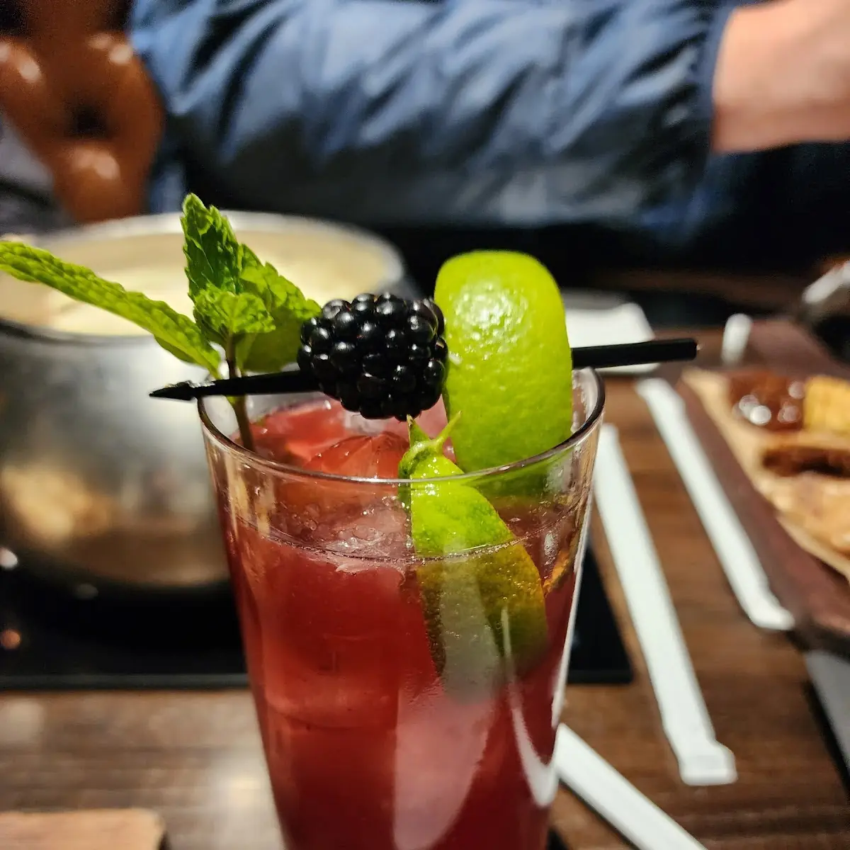 Blackberry Sage Lemonade with Bacardi