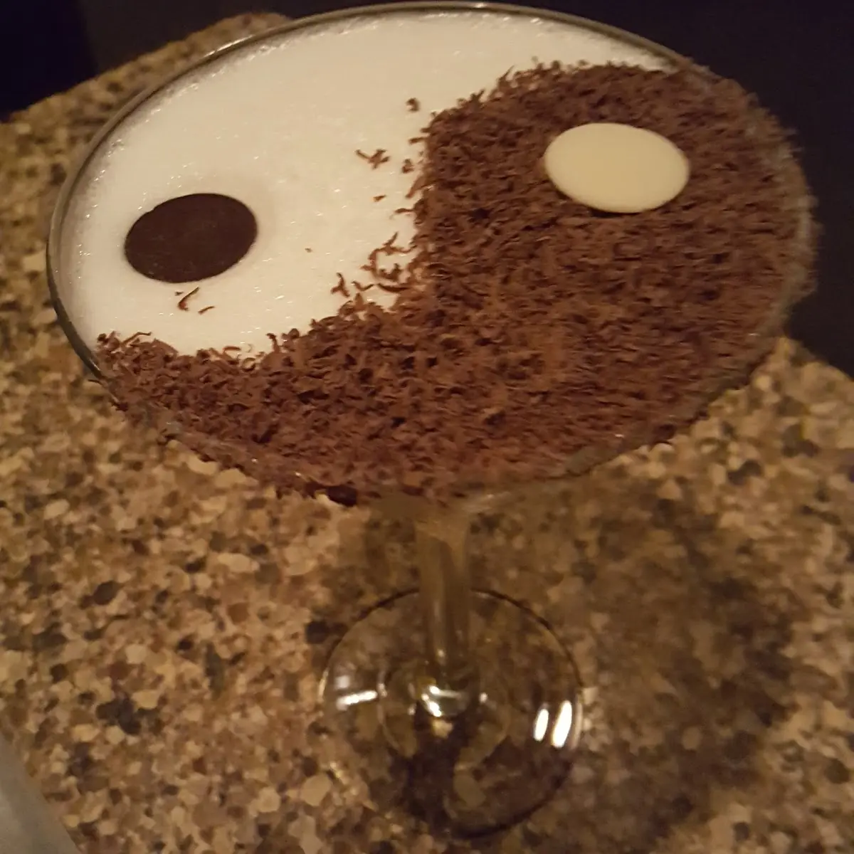 Yin Yang Chocolate Martini