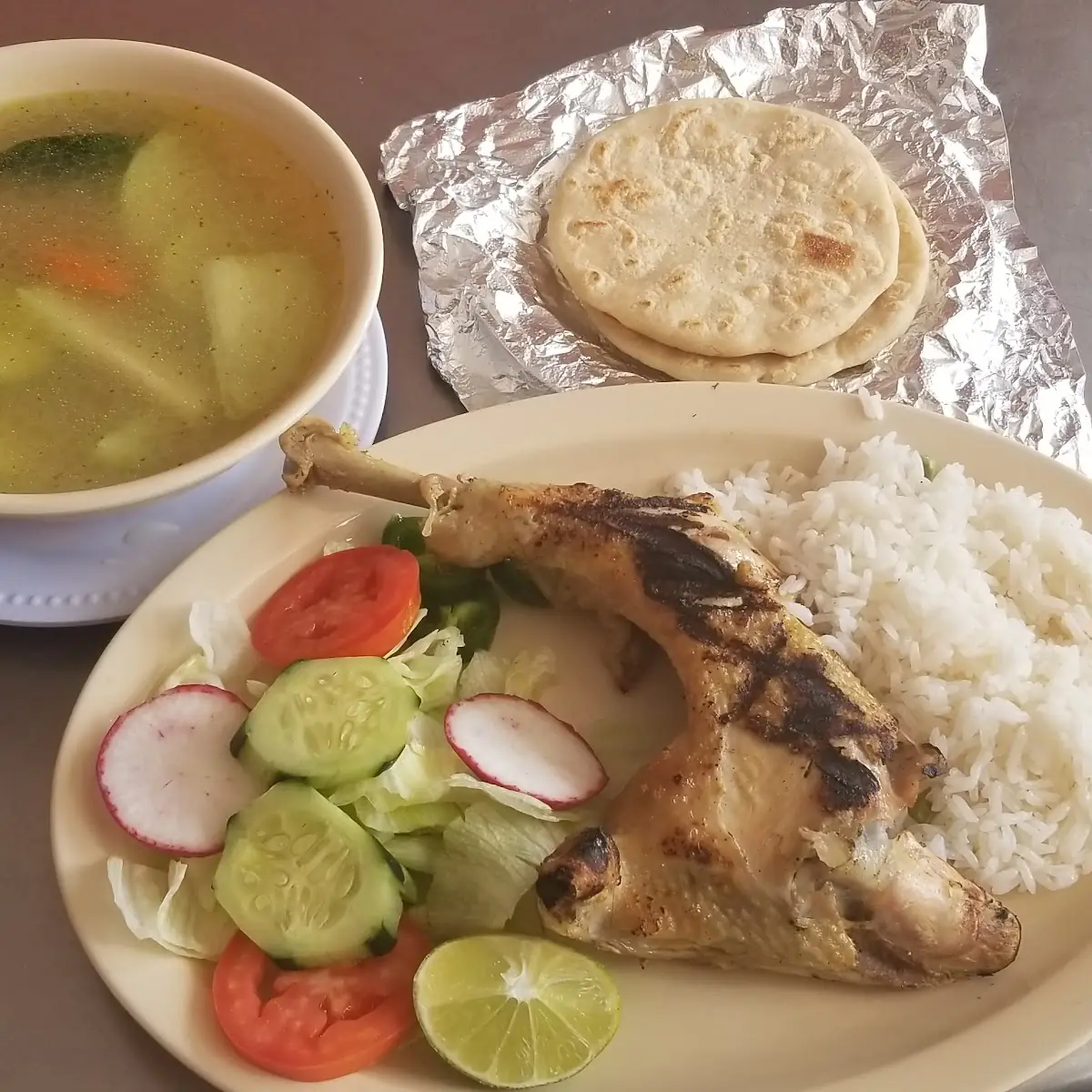 Sopa Gallina-Asada