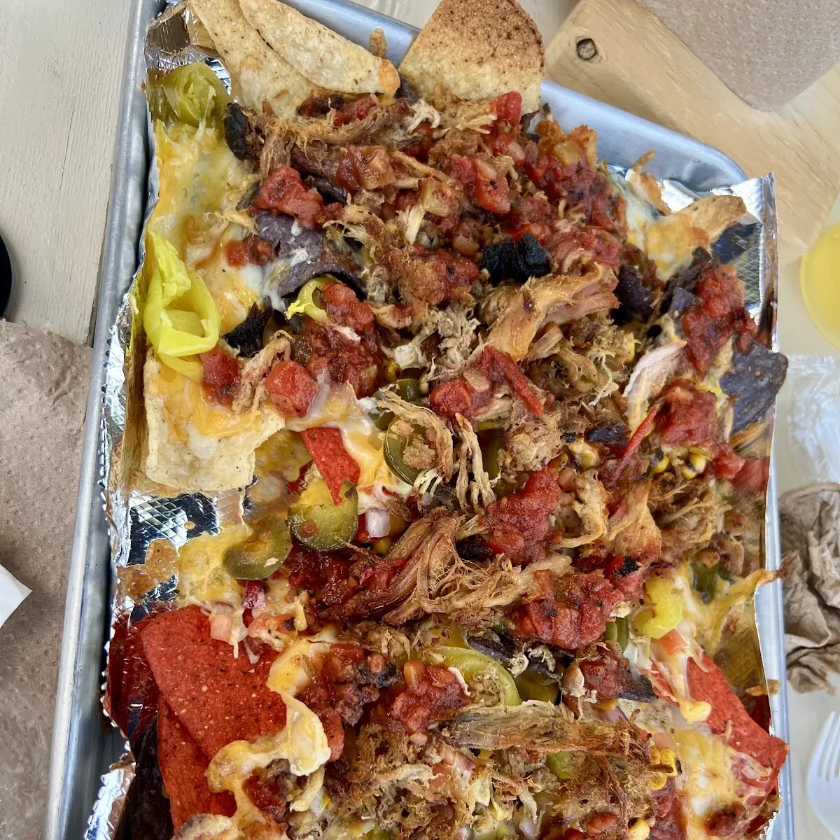 Nachos with Pulled Pork