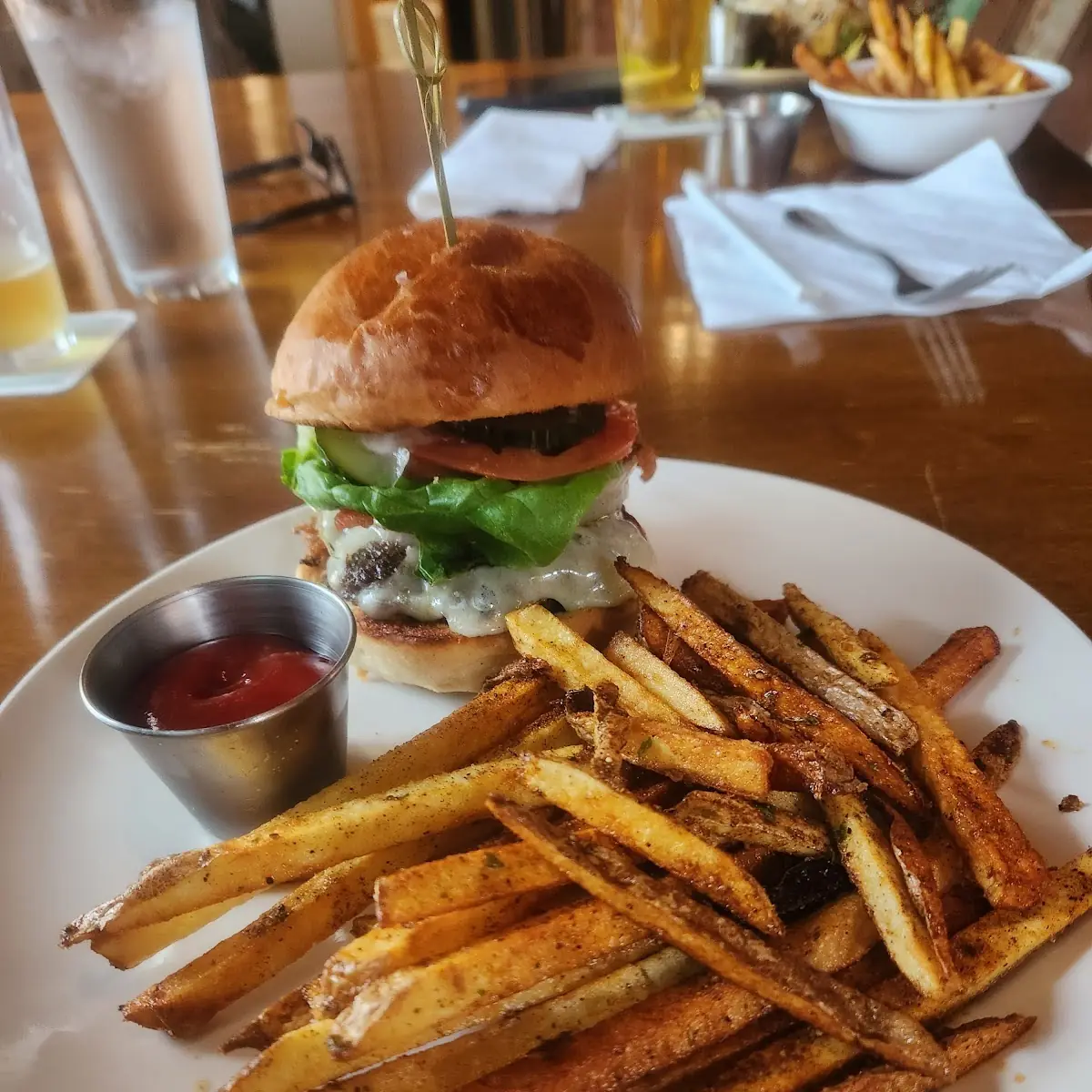 Burger with Fries
