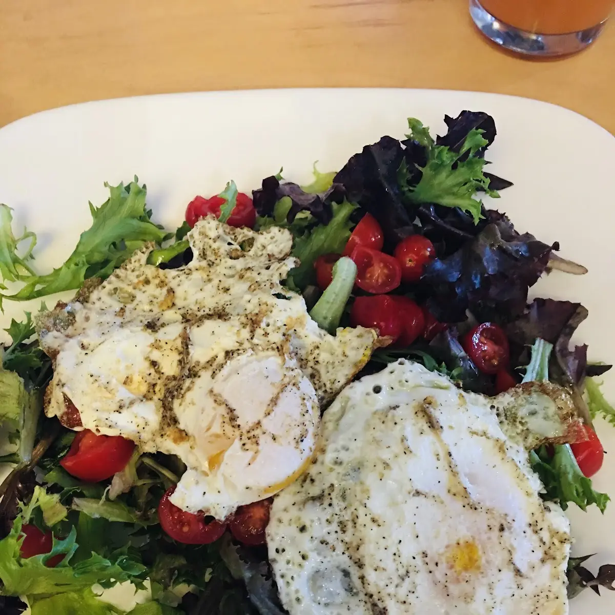 Eggs on Greens