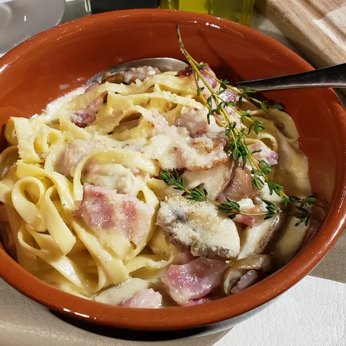 Fettuccine Carbonara