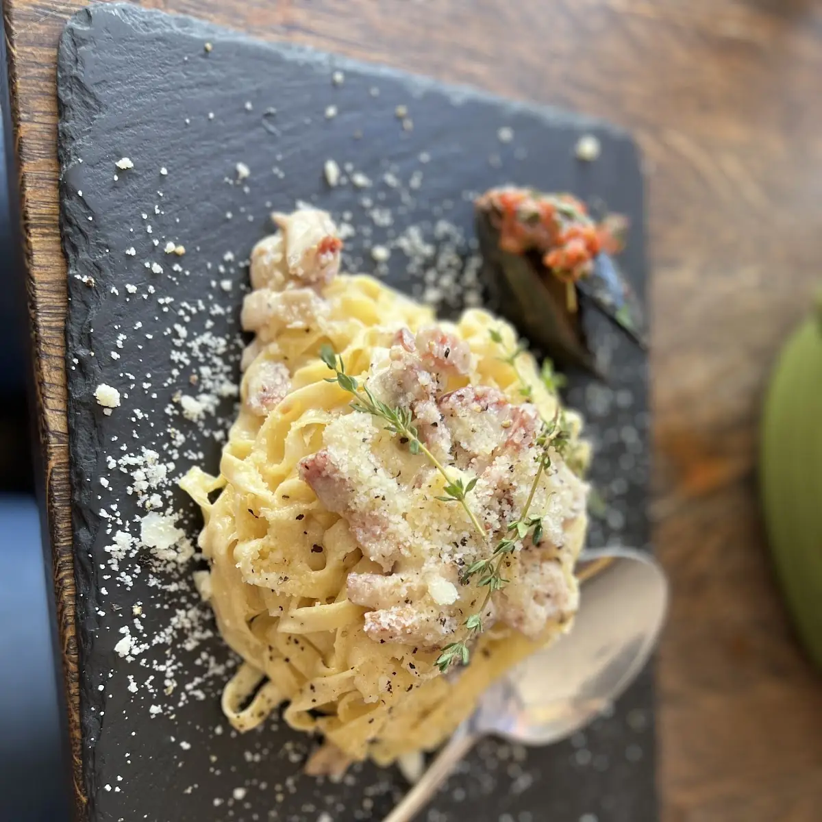 Fettuccine Shrimp & Pistachio