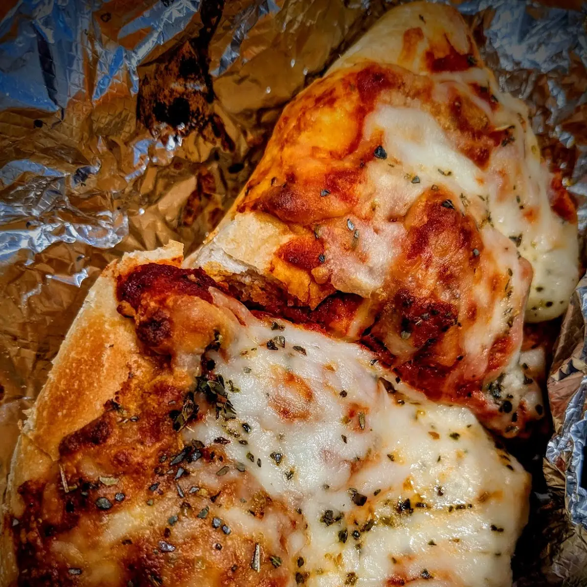 Hot Meatball Parmigiana Sub