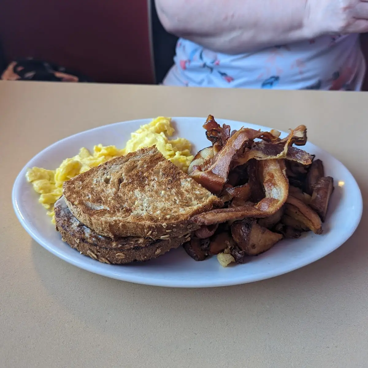 Savory Omelet with Home Fries and Toast