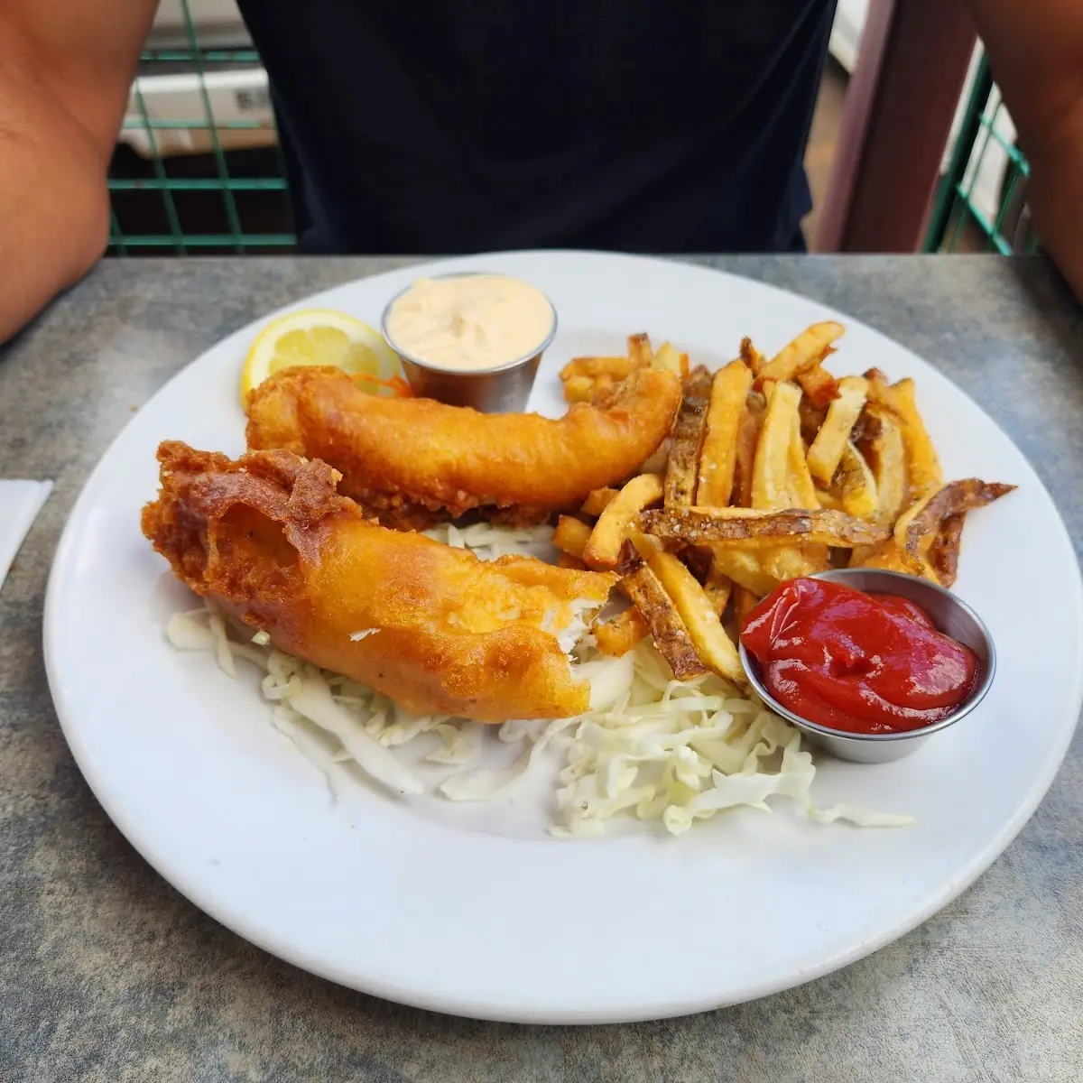 Ale Battered Fish and Chips