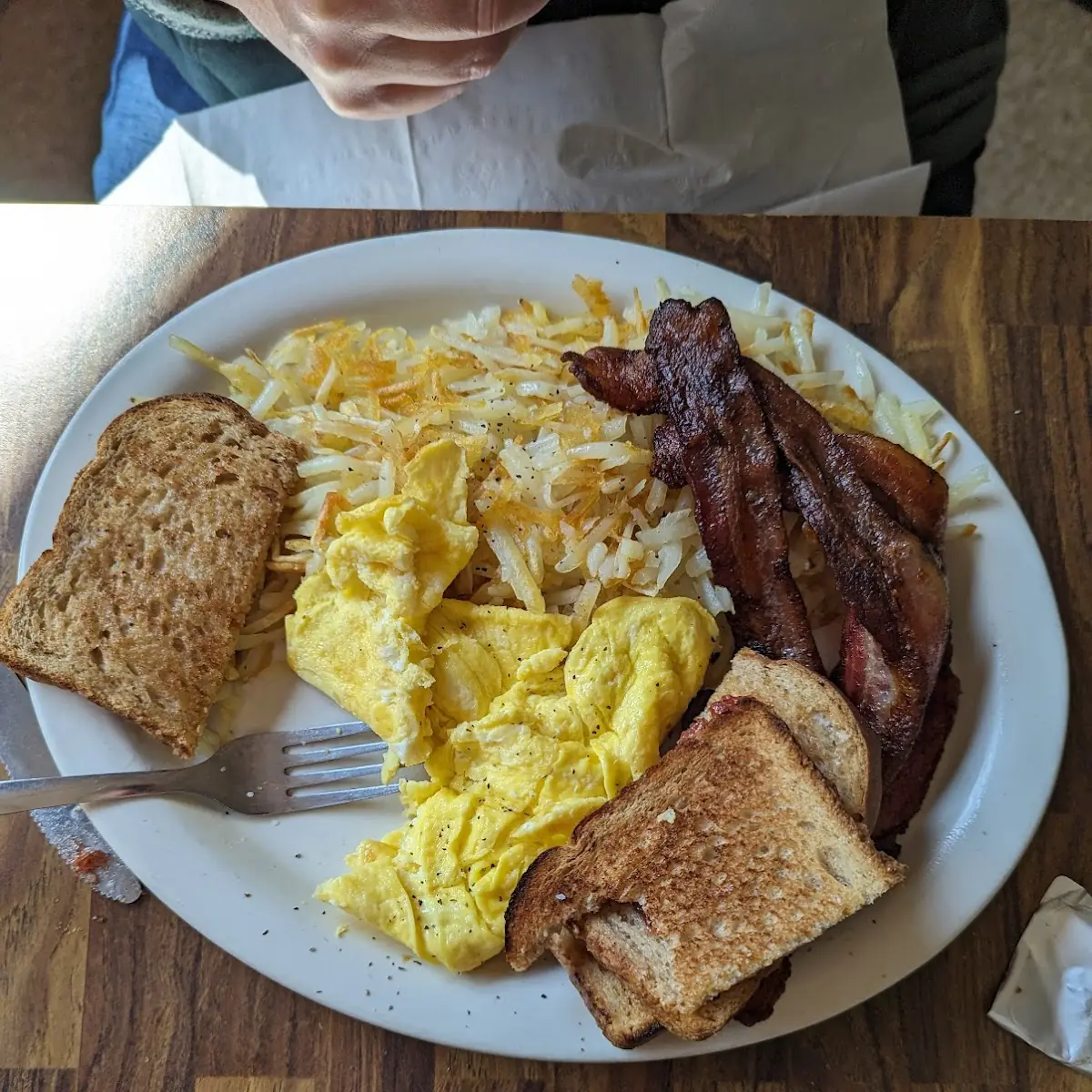 Scrambled Eggs with Bacon