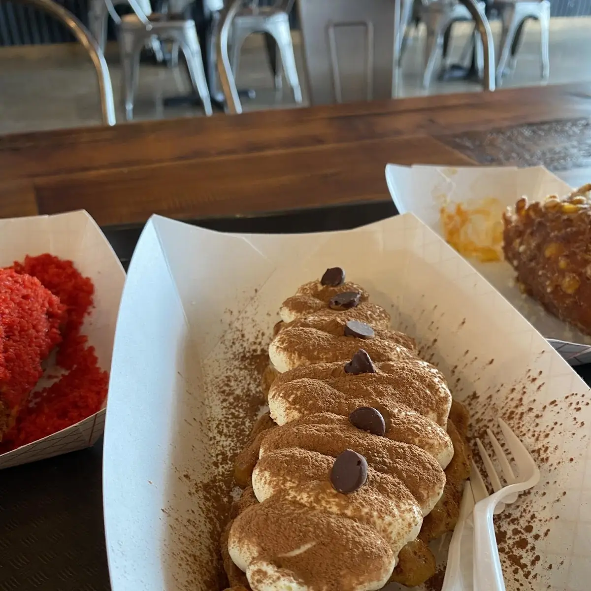 Crispy Korean Corn Dogs and Waffles