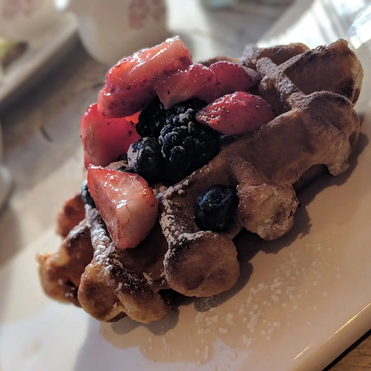 Warm Belgian Waffle