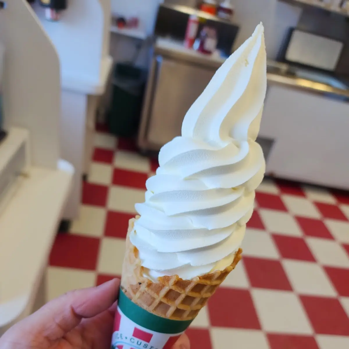Vanilla Custard Waffle Cone