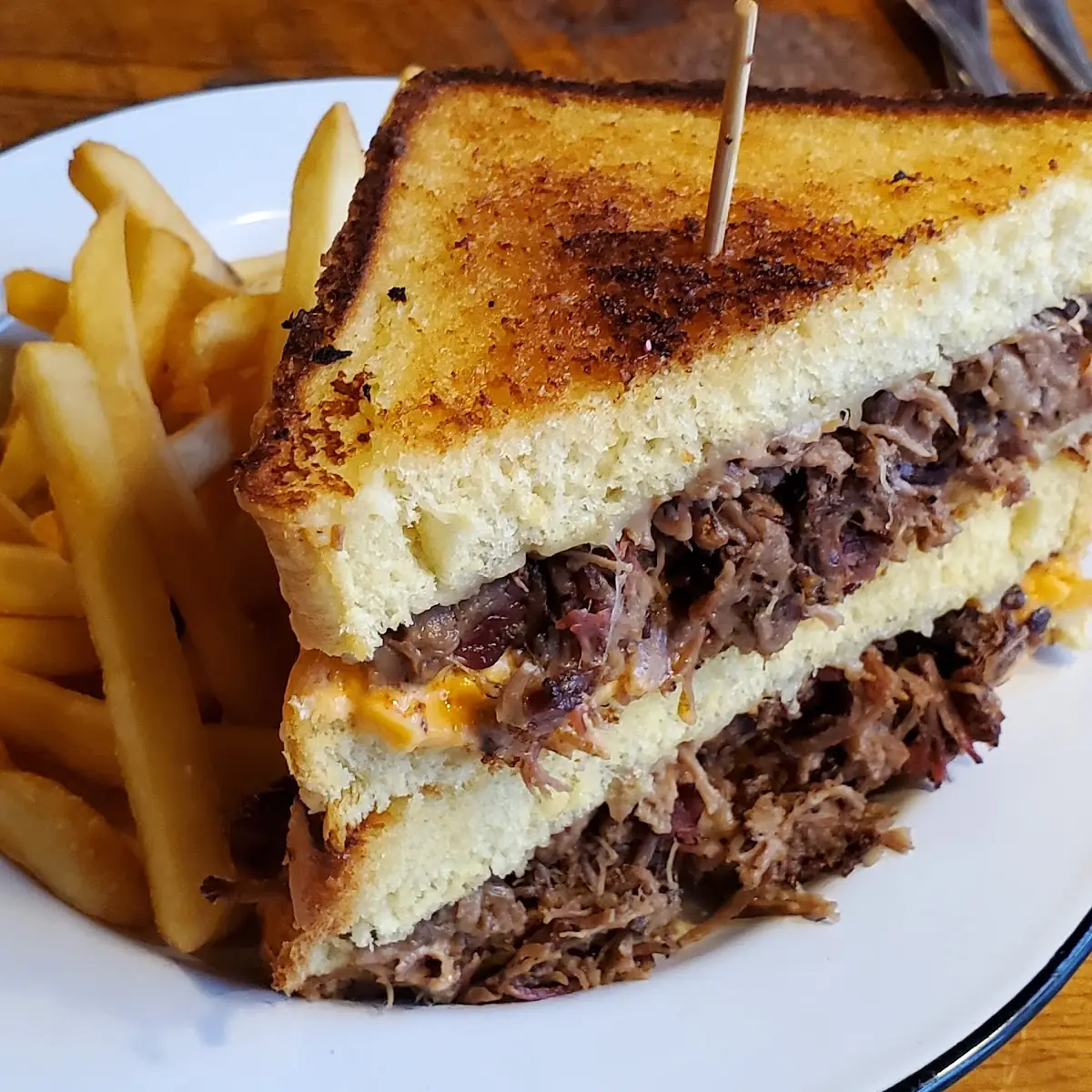 Brisket Grilled Cheese