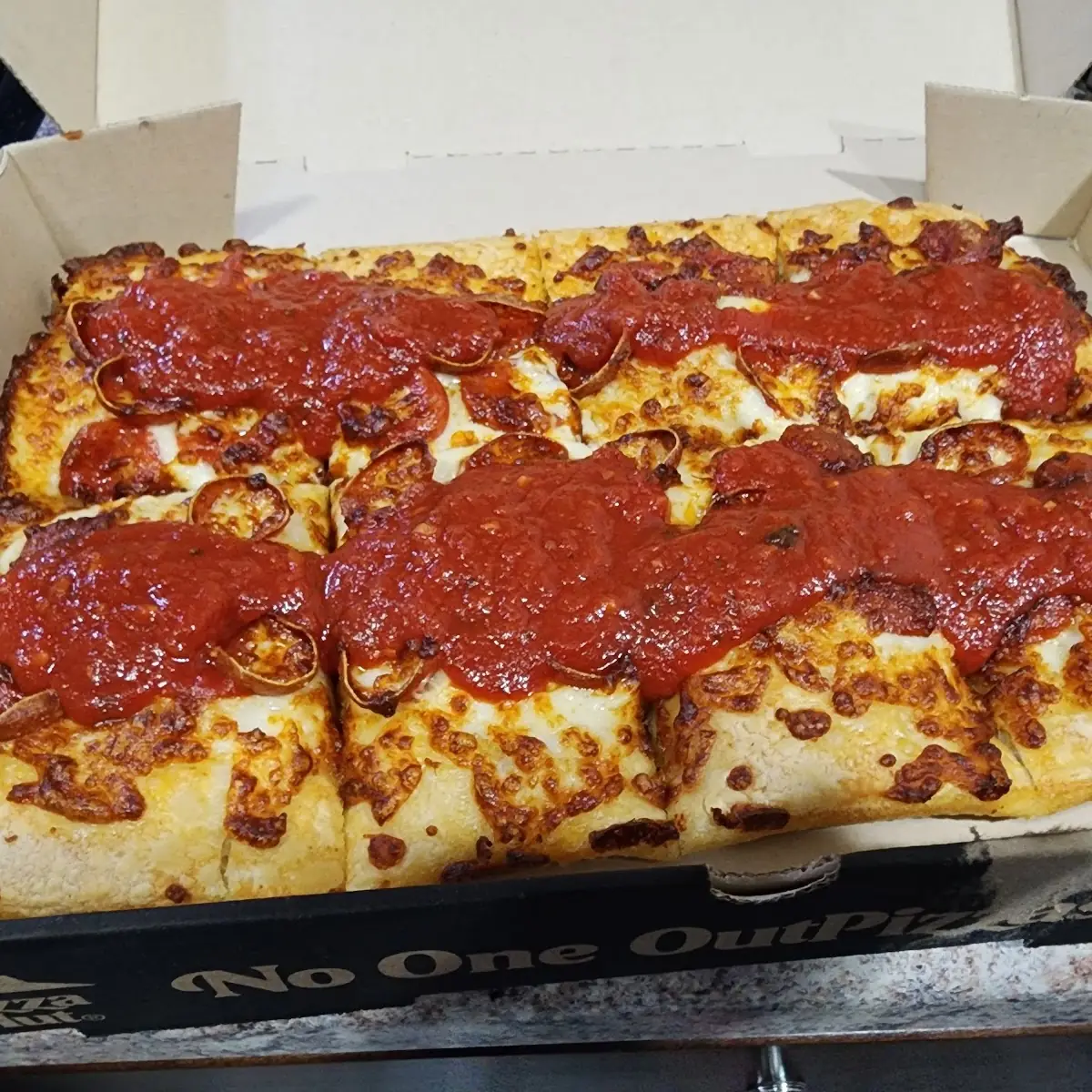 Detroit Style Pizza