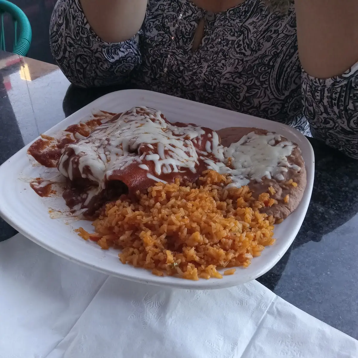 Beef Enchiladas with Red Sauce