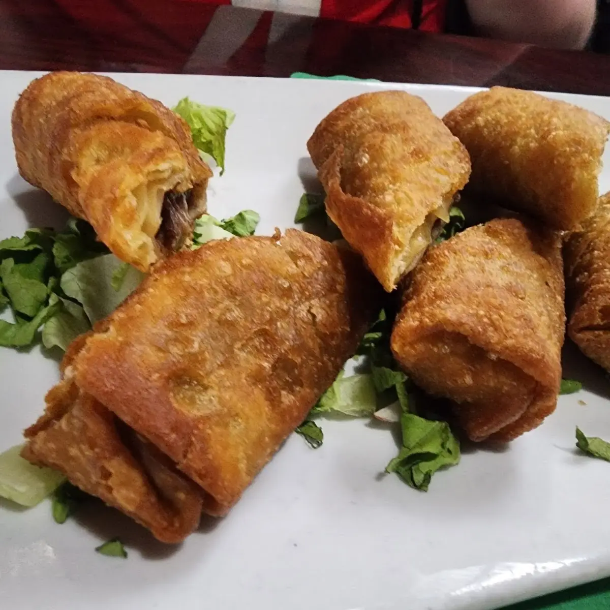 Cheese Steak Egg Roll