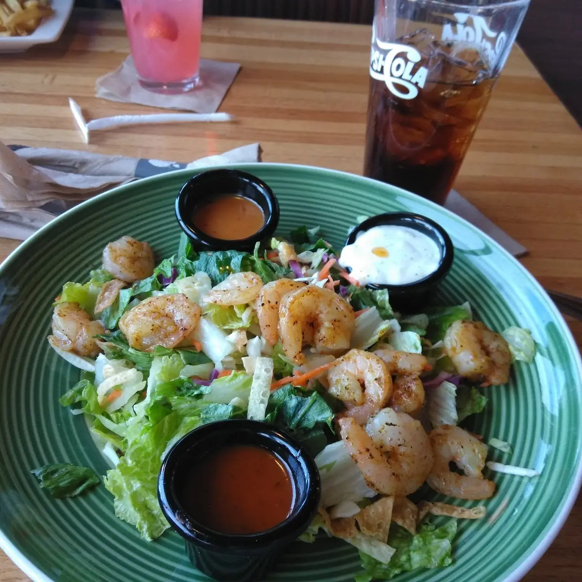 Blackened Shrimp Caesar Salad