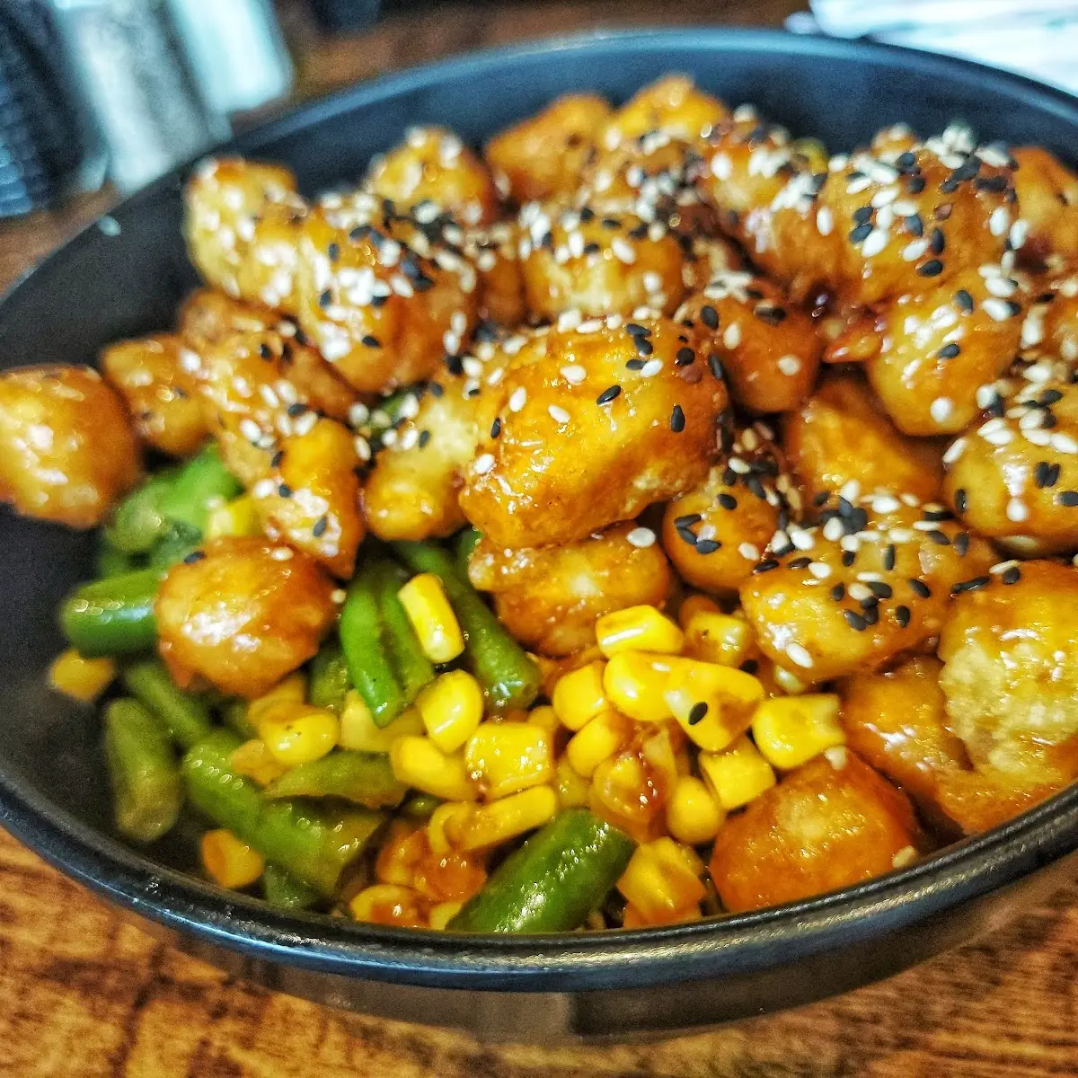 Sesame Seed Chicken Bowl