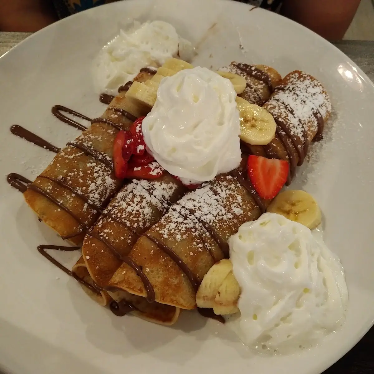Banana Nutella Crepes