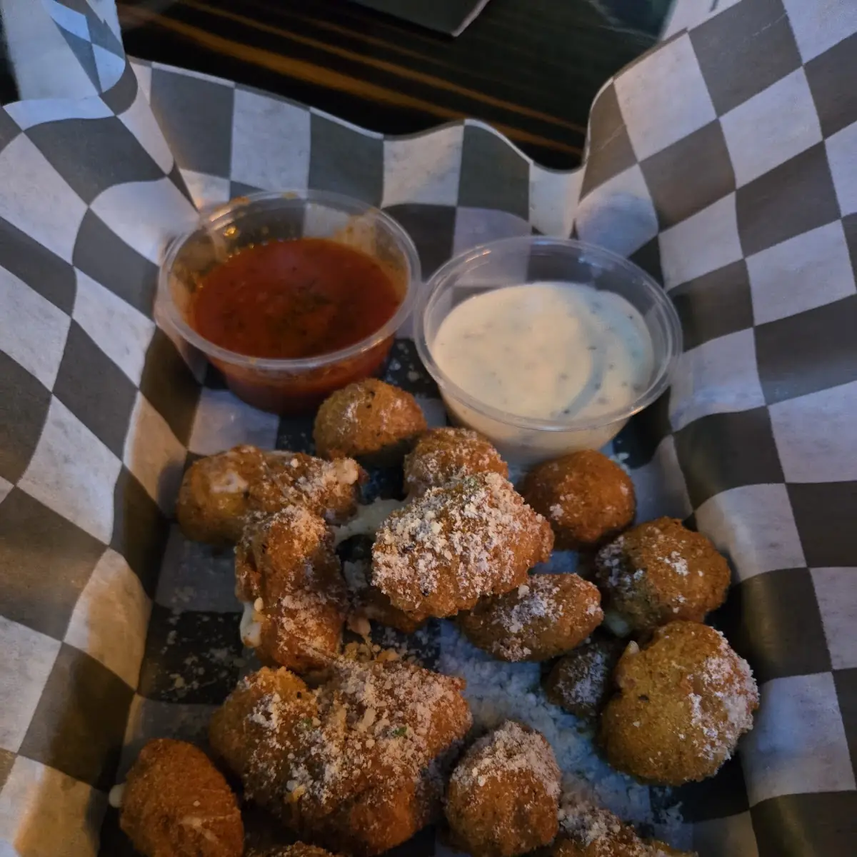 Fried Bite Size Spicy Cheese Curds
