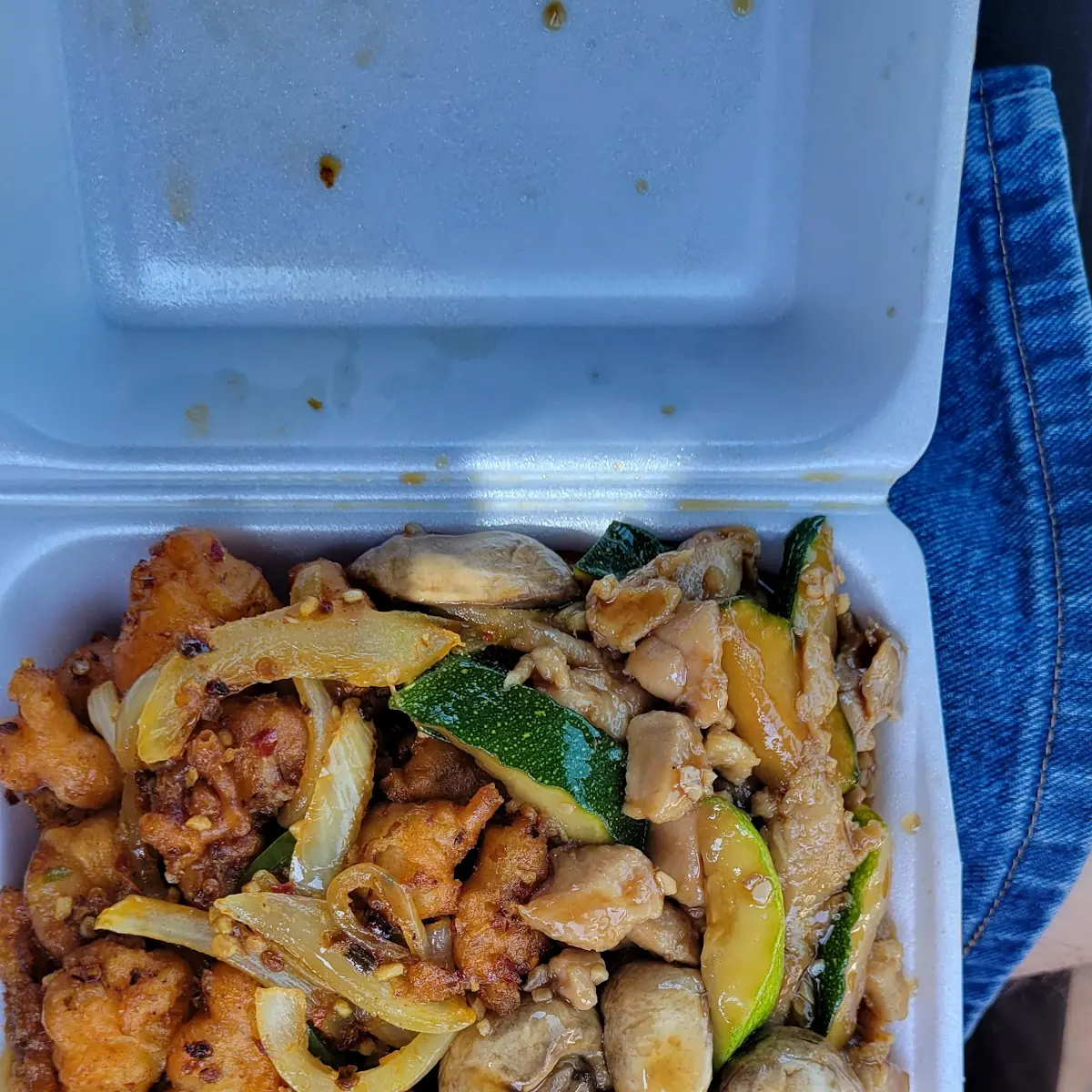 Spicy Chicken Mushroom Chicken