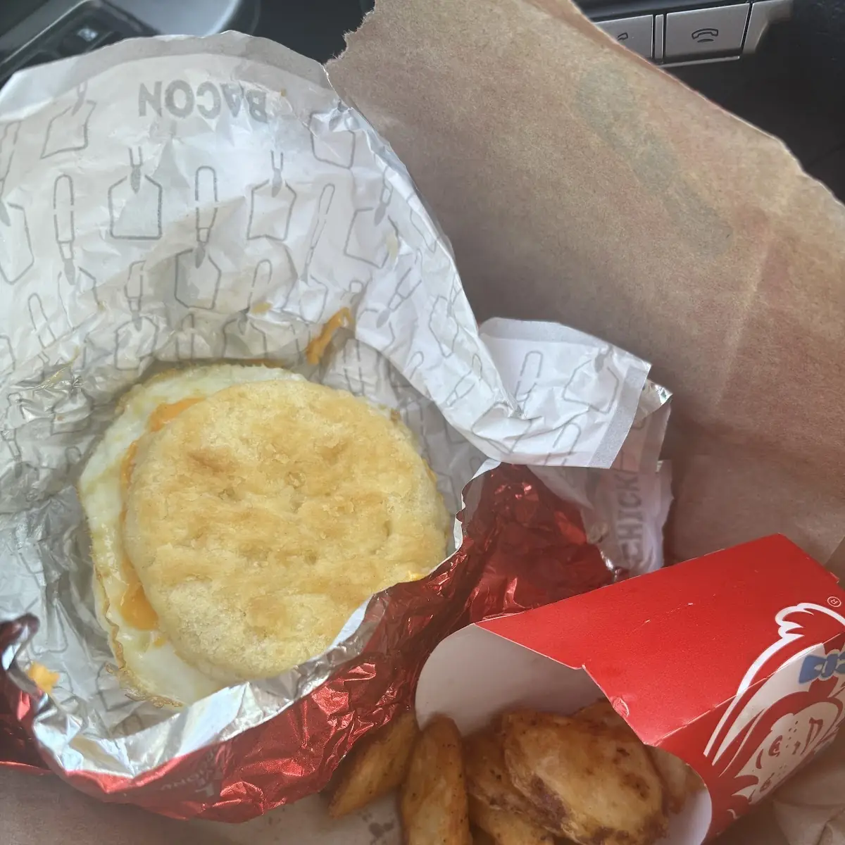 Breakfast Biscuits and Seasoned Potatoes