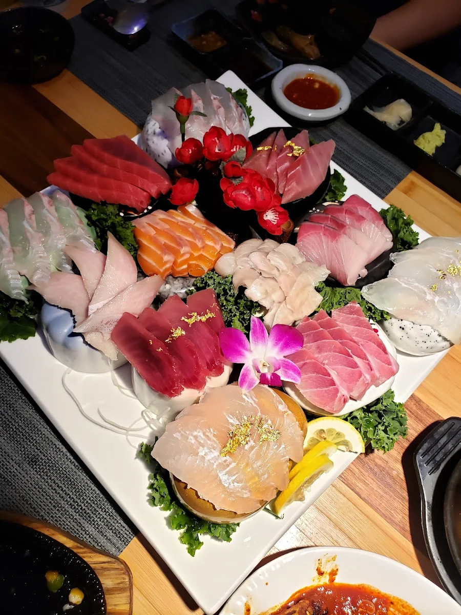 Assorted Sashimi and Uni