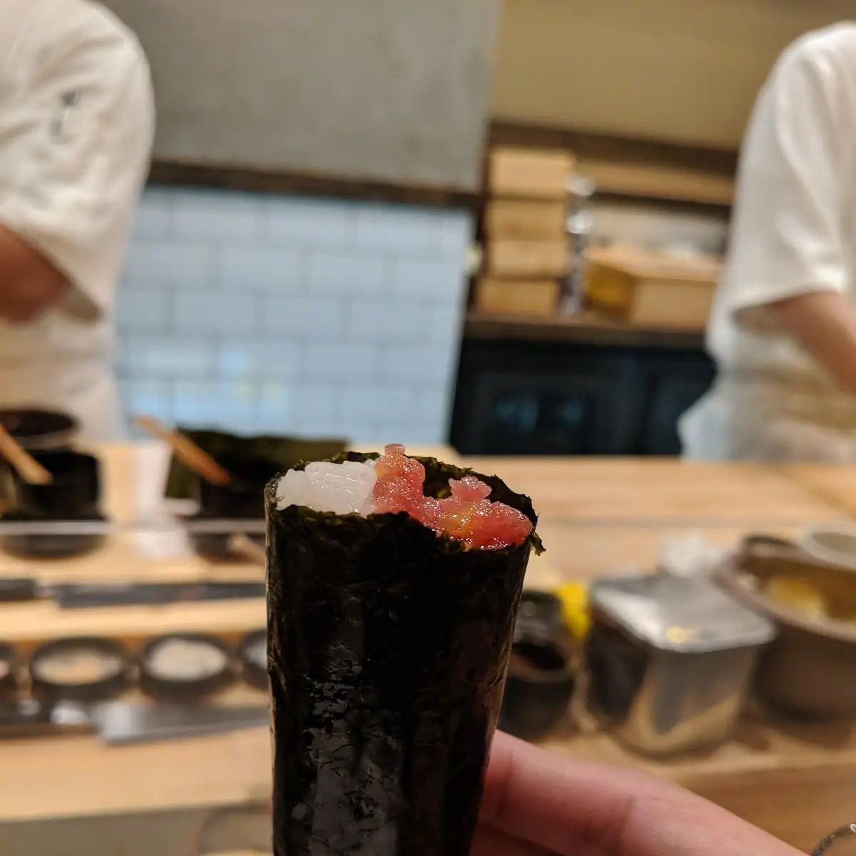 Hand Roll & House Miso Soup