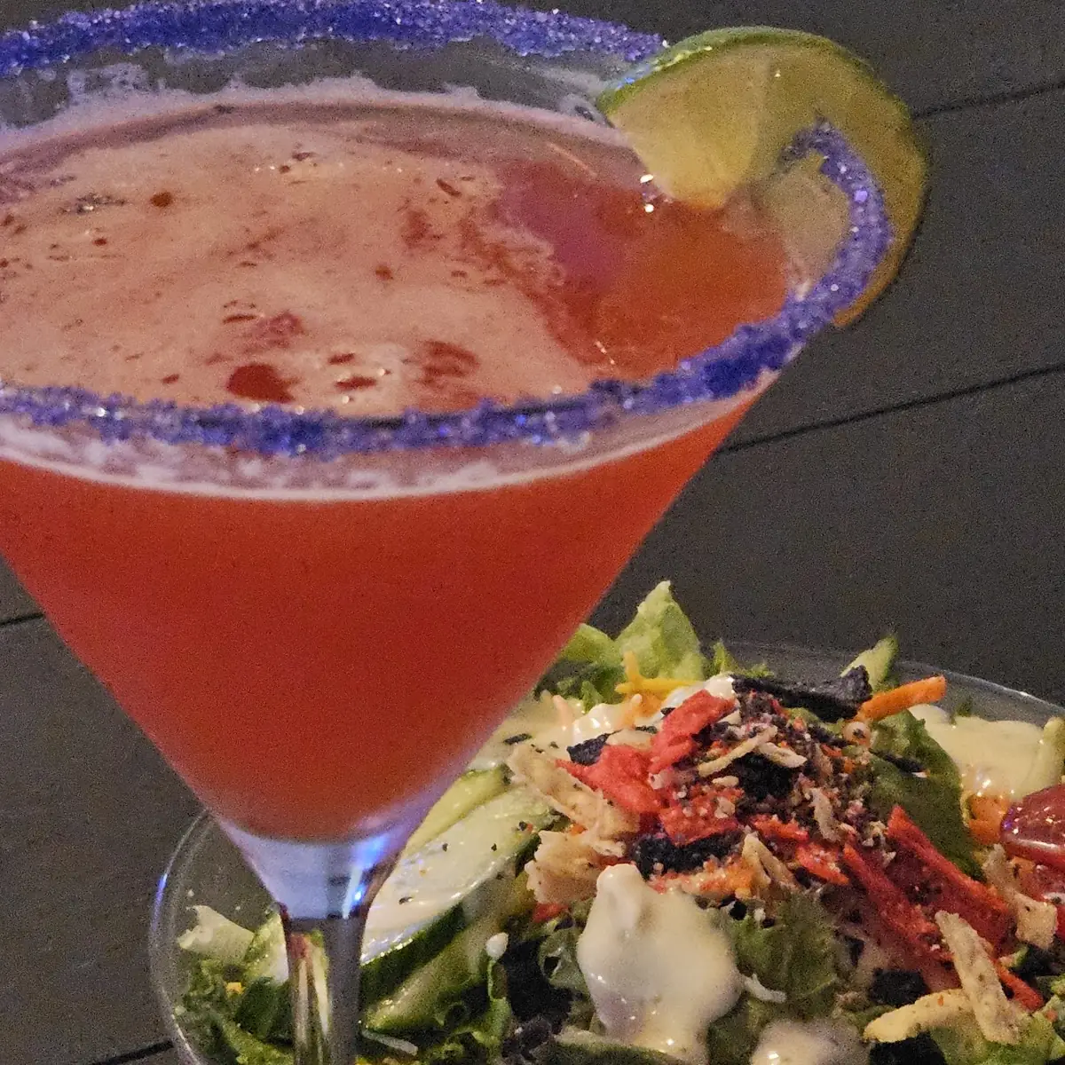 Betty Davis and Side Salad
