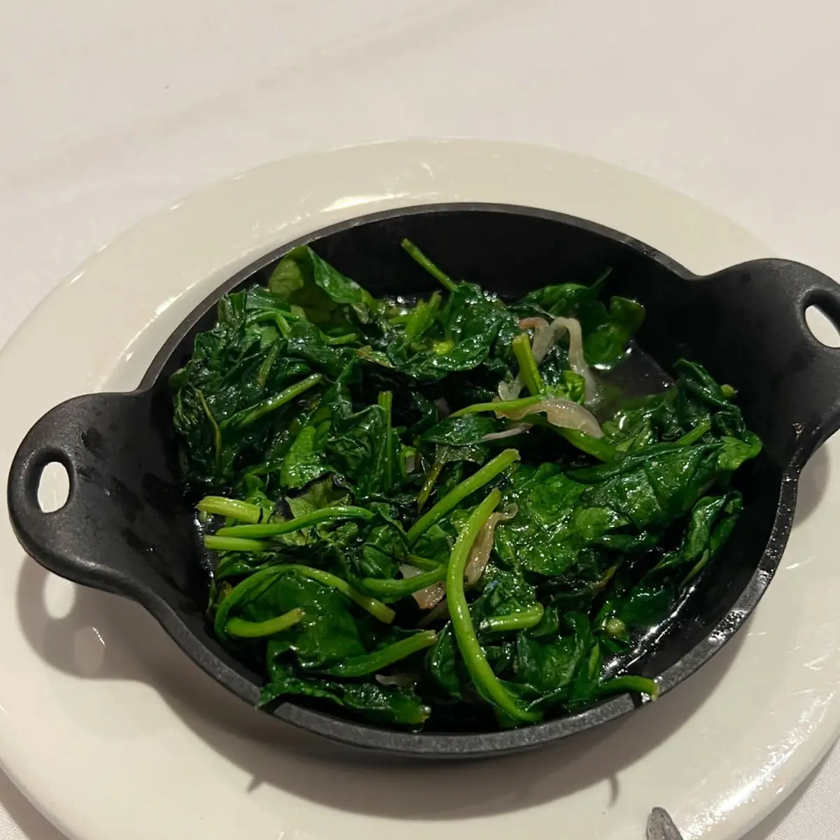 Sautéed Spinach