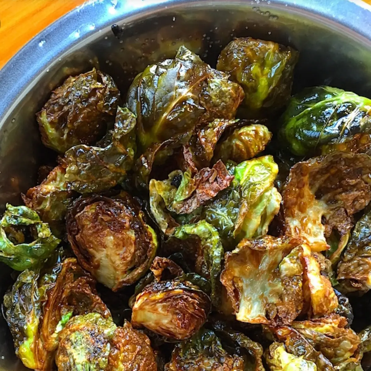 Brussels Sprouts with Maple Bacon Jam