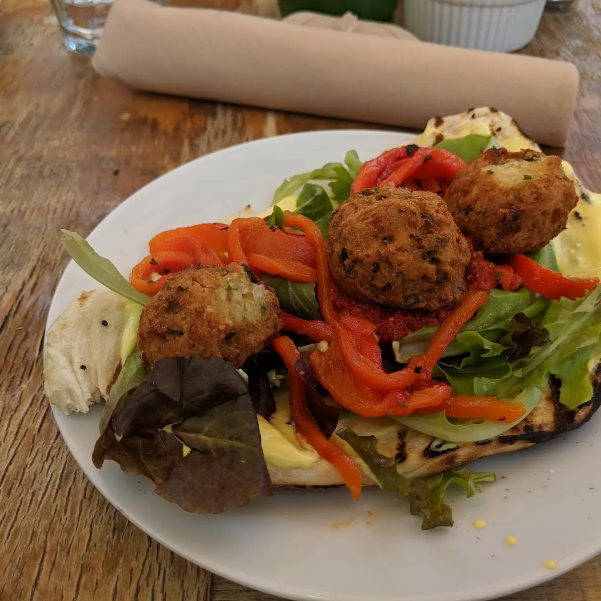 Falafel Flatbread
