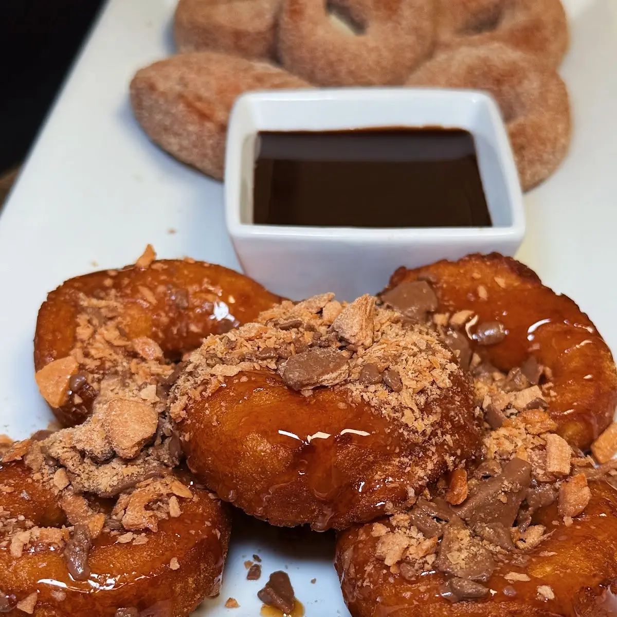 Apple Chutney Cinnamon Sugar Donuts