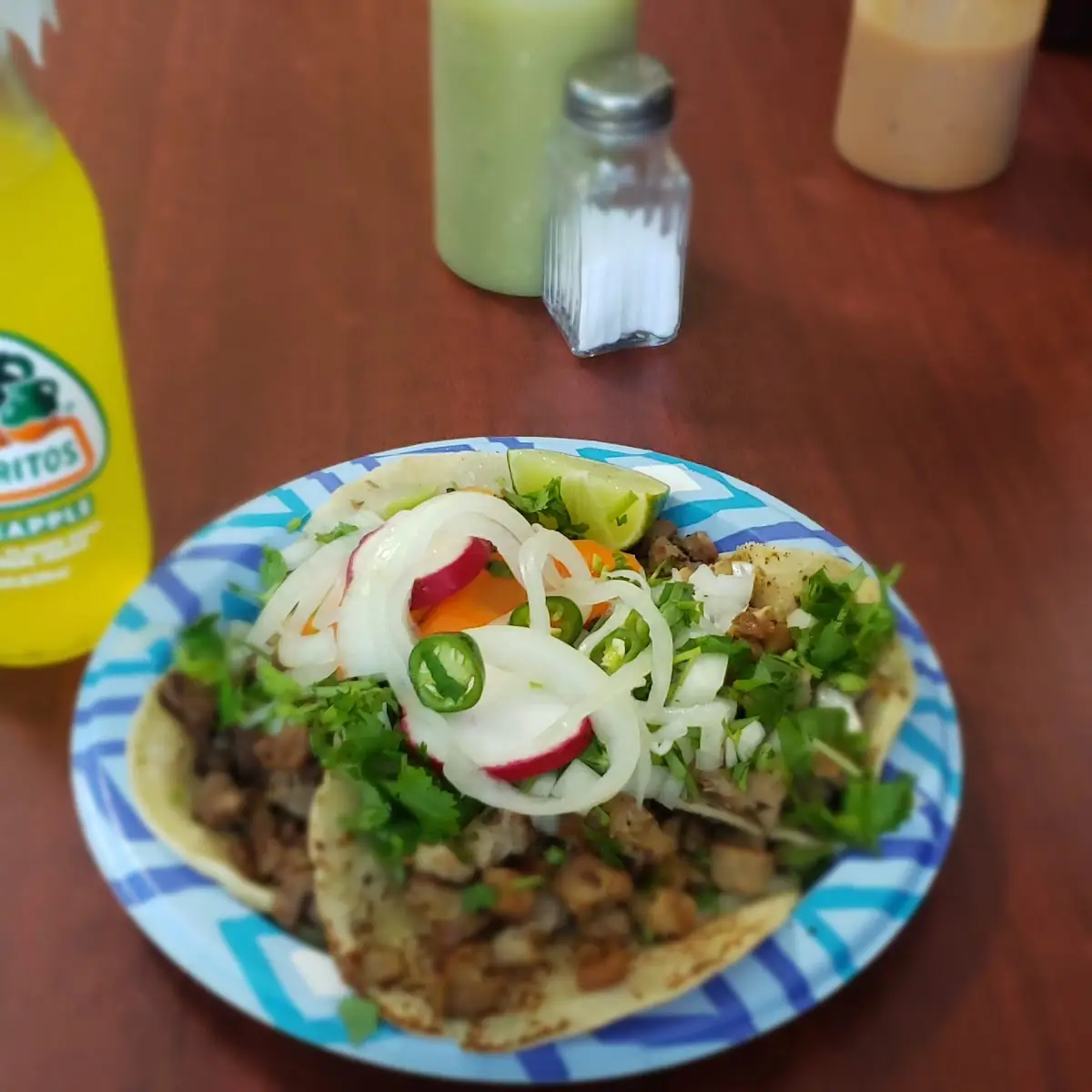 Tacos de Asada Y Pollo Asado